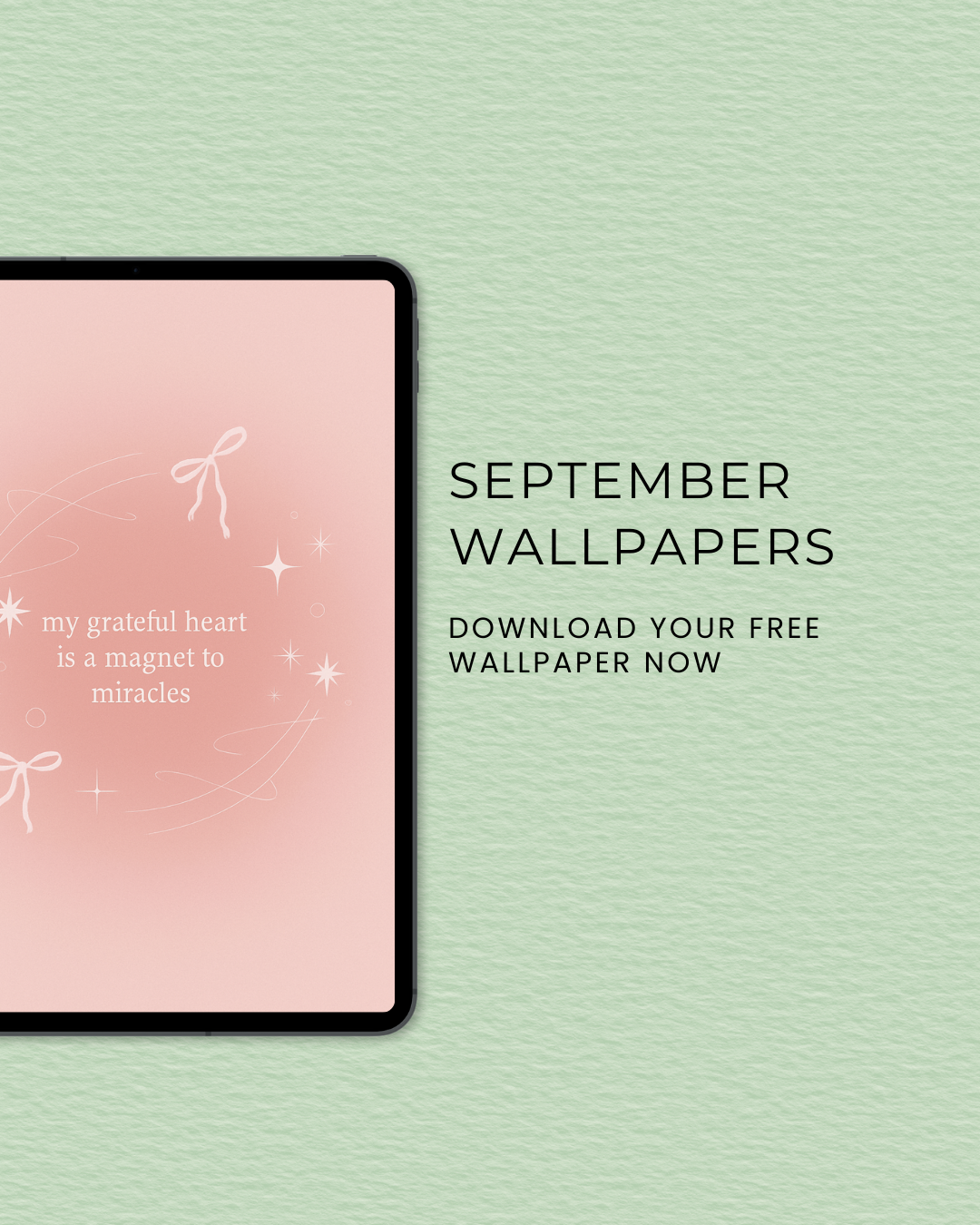 September 2025 Aura Affirmation Wallpapers