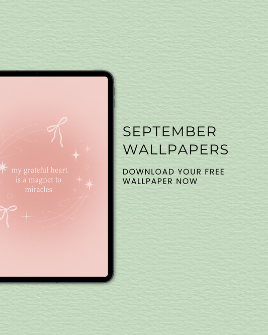 September 2025 Aura Affirmation Wallpapers